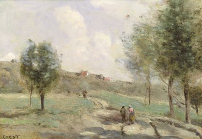 Coubron: Stijgend Pad door Jean Baptiste Camille Corot